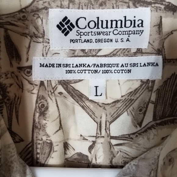 Columbia Mens Button Down Shirt Size Large - Picture 6 of 8